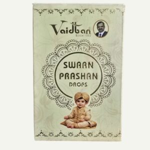 Vaidban Baby Rituals Gold Prashana Drops (15ml) – 24CT Swarna Bhasma For Enhanced Immunity & Growth